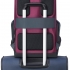 کوله-پشتی-دلسی-مدل-securflap-قرمز-202061004-نمای-نصب-شده-روی-دسته-چمدان