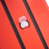  چمدان دلسی مدل BELMONT PLUS سایز کابین قرمز رنگ- برچسب نام و آدرس