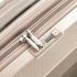 چمدان دلسی مدل 100482117 نمای قفل و زیپ از نزدیک