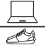 طراحی تفکیکی لپ تاپ و کفش