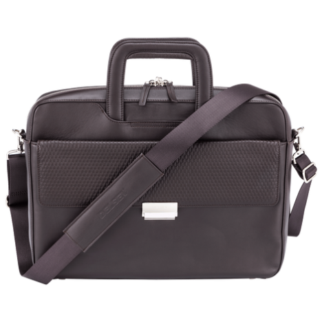 کیف لپ تاپ دلسی مدل Chaillot سایز کوچک رنگ قهوه‌ای