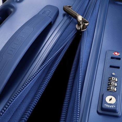 چمدان دلسی - کالکشن کامارتین پلاس-کد207880102-نمای نزدیک از زیپ چمدان دلسی
