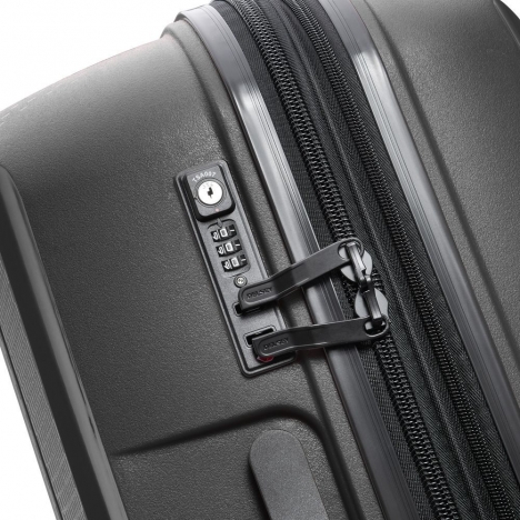 چمدان دلسی مدل BELMONT PLUS سایز متوسط - زیپ در حالت بسته 