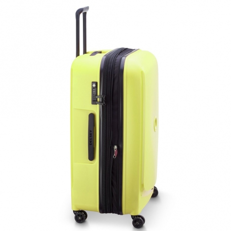 چمدان-دلسی-مدل-belmont-plus-سبز-386182143-نمای-کناری