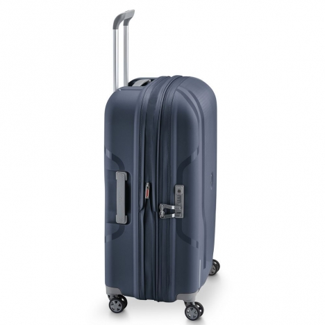 چمدان-دلسی-مدل-clavel-آبی-384582002-نمای-کناری