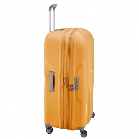 چمدان-دلسی-مدل-clavel-زرد-384583005-نمای-کناری