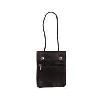 کیف گردنی چرم گوسفندی مشکی کیف گردنی چرم گوسفندی مشکی